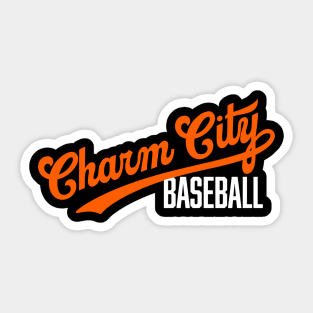 Charm City Baseball Sticker